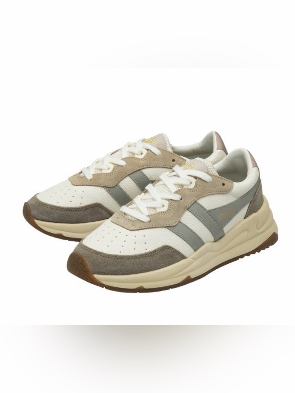 Women's Gola Classic Saturn Quadrant Sneakers - Off White Rhino Size 7